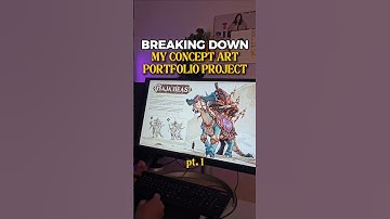 How a professional concept artist starts a portfolio project #conceptart #arttutorial #artprocess