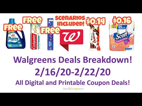 Walgreens Deals Breakdown 2/16/20-2/22/20! All Digital and Printable Coupon Deals!