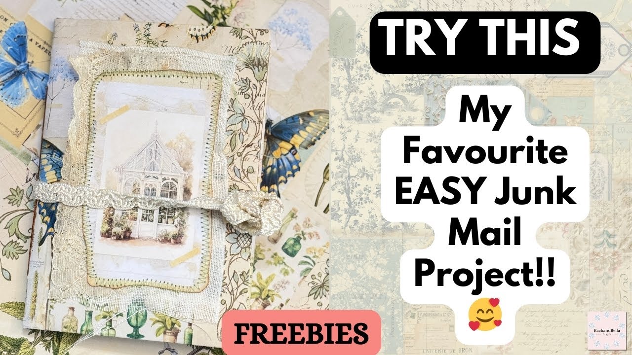 TRY THIS!!   MY FAVOURITE EASY JUNK MAIL PROJECT 