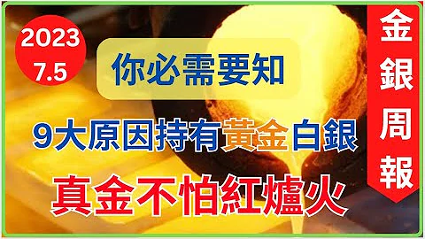[金银周报 7.5] 9大原因应持有黄金白银, 黄金白银经得严格考验, 黄金白银是最佳避验工具, 各国央行最明白这个道理 [#黄金 #白银 #黄金分析 #金价分析 #白银分析 #黄金价挌] - 天天要闻