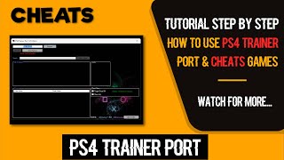 How To Cheats PS4 Games With PS4 Trainer Port | Jailbreak 9.00 And Bellow screenshot 3