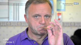 Facial exercises - The Rotherham NHS Foundation Trust