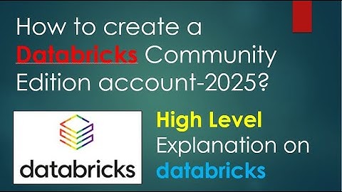 20. How to Create a Free Databricks Community Edition Account (2025) & High Level#databricks PART 20