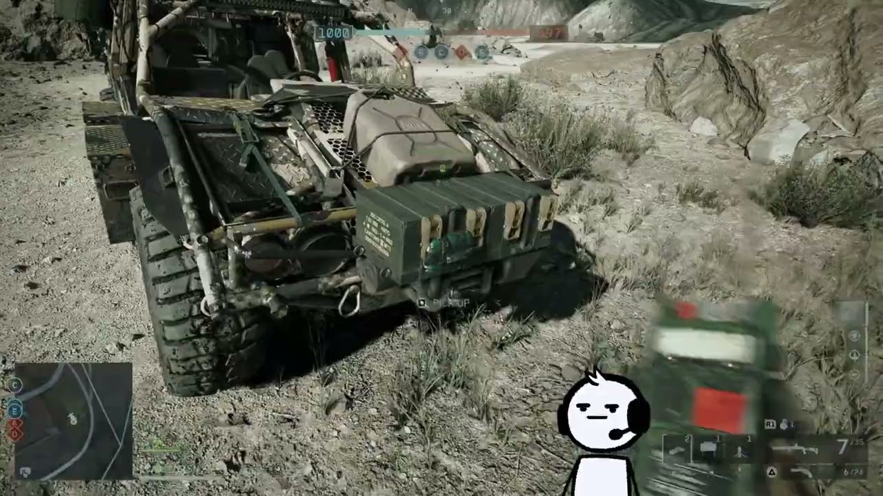 Surprise Tank With Jeep Stuff