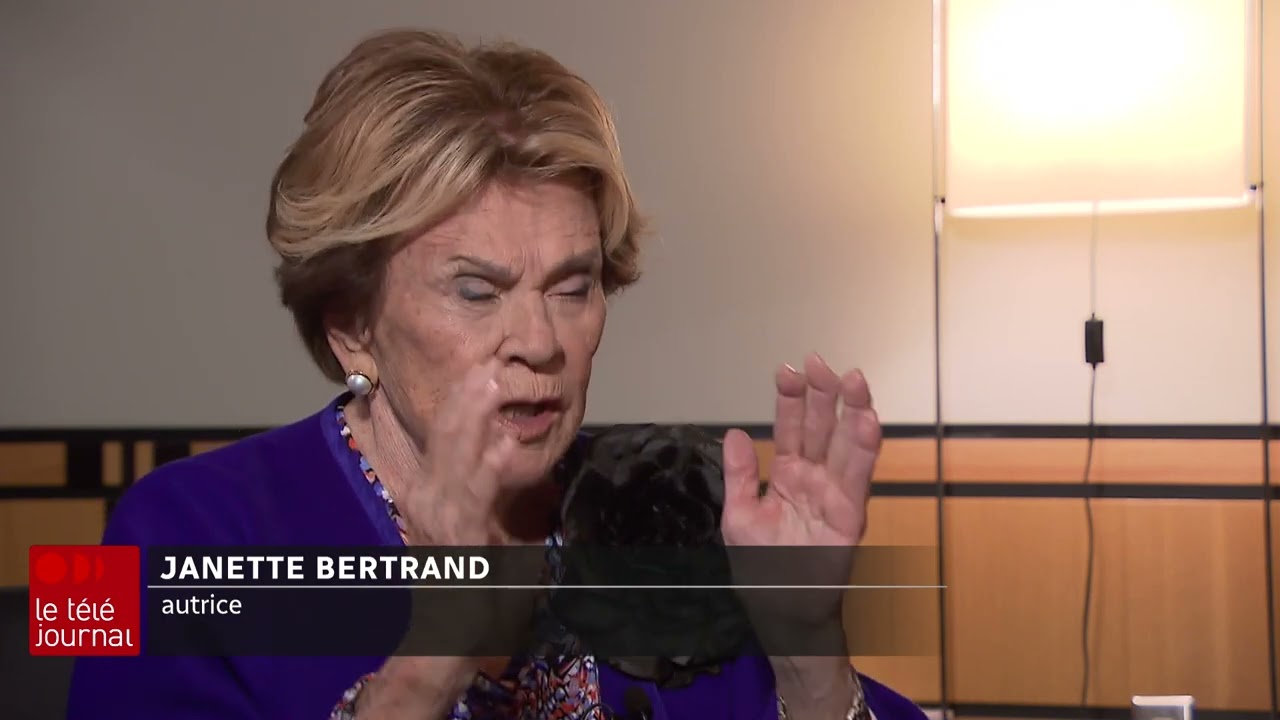 Janette Bertrand et son rapport au vieillissement