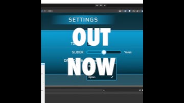 Unity UI Settings Menu Tutorial | Nova #shorts