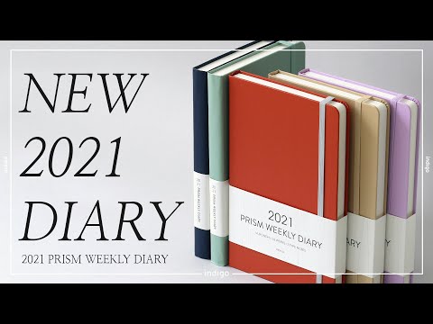 [NEW 2021 DIARY] 군더더기 없는 다이어리 | 2021 프리즘 위클리 다이어리 #인디고 #위클리다이어리