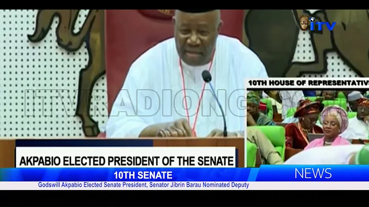 Reactions as Godswill Akpabio Elected Senate President