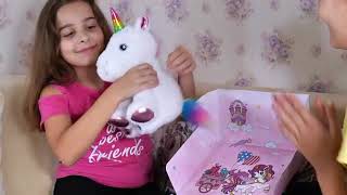 KMUYSL Toys for Girls Ages 3 4 5 6 7 8 Years   Unicorn Mommy Stuffed Animal with 4 Baby Unicorns in screenshot 5