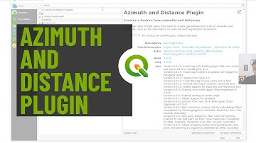 Azimuth and Distance Plugin - Crie Pontos a partir de Azimutes e Distâncias