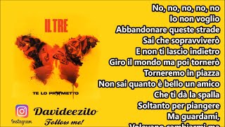 Video thumbnail of "Il Tre - Te lo prometto (acoustic version) audio lyrics"