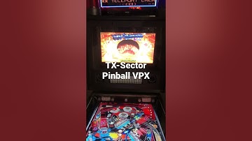 TX-Sector Visual Pinball VPX - Virtual Pinball #virtualpinball #vpx #pinball #arcade #gameroom