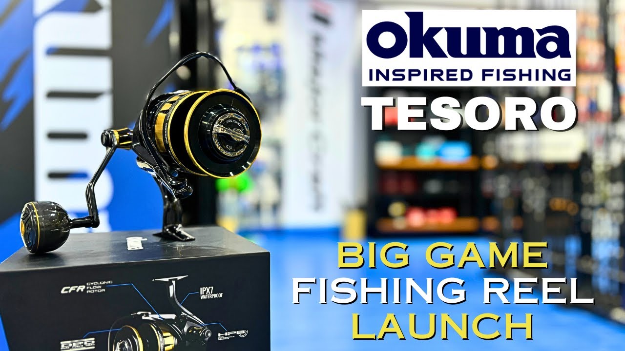 okuma-tesoro-fishing-reels-launch-2024-big-game-fishing-reel-youtube