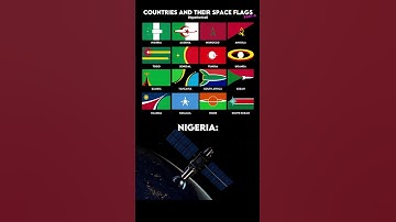 Countries And Their Space Flags Part-8 (Africa)