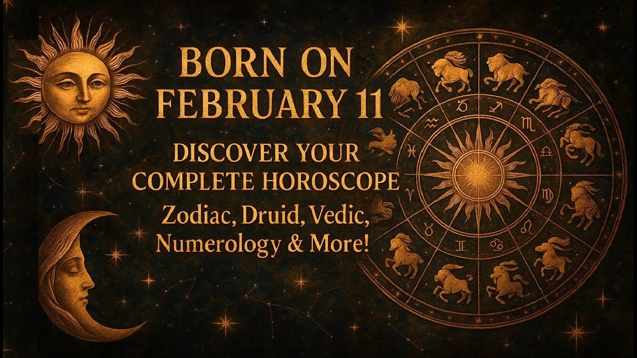 Born on February 11? Discover Your Complete Horoscope | Zodiac, Druid, Vedic, Numerology & More!