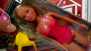 Распаковка куклы Штеффи на пляже от Симба/Steffi LOVE Beach Doll Simba Unpacking