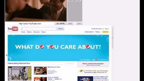 A Web Browser with a Media Player Built Into It - Demo - 1280 x 1024