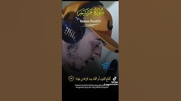 تلاوة خاشعة سورة مريم أواخر بصوت القارئ حمزة بوديب