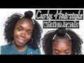 Cute Hairstyle With Hair Jewelry|Natural Hair