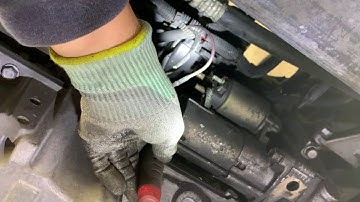 HOW TO REPLACE the starter on a 2004 saturn vue.