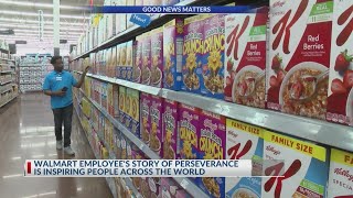 Legally blind Arkansas Walmart employee goes viral by promoting working with disabilities