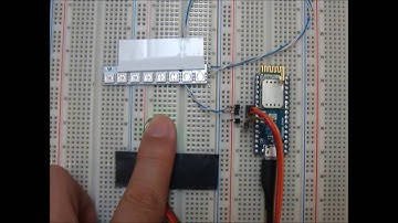 mbed HRM1017 with HeartRateSensor and PixelLeds