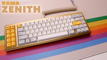 RAMA ION ZENITH - Fixed with Custom FR4 Plates? Typing ASMR Comparisons