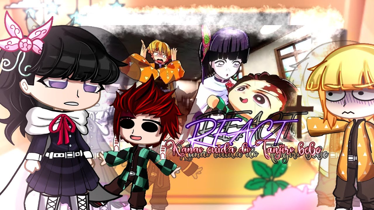• Kamaboko Squad || React || Kanao cuidando do Tanjiro bebê • #julinhagacha 