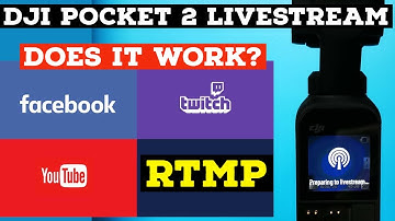 DJI Pocket 2  LiveStream Does It Work? | Facebook | YouTube | RTMP And Q&A