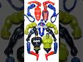 AVENGERS TOYS MARVEL'S, SPIDERMAN VS HULK VS VENOM VS BATMAN. #avengers #shorts