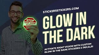 Glow in the dark - Illuminate your art - StickerApp