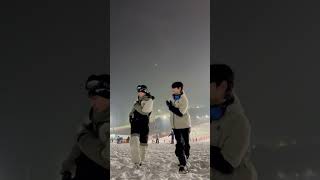 스키장에서 친구랑❄️#JUSTB #저스트비 #JM #추지민 #Shorts