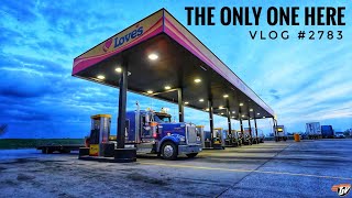 THE ONLY ONE HERE | My Trucking Life | Vlog #2783