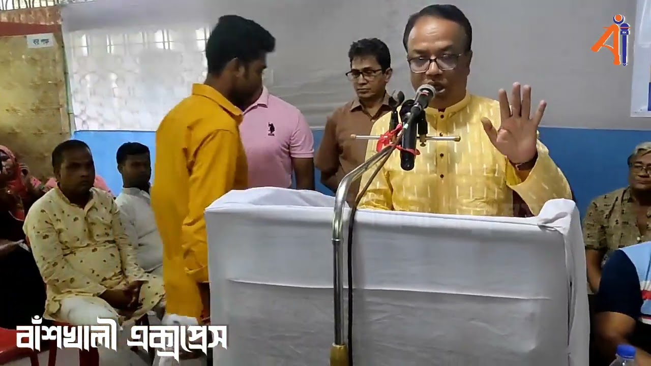 দুর্গোৎসবের প্রস্তুতি উপলক্ষে মতবিনিময় সভায়, অ্যাড. শাহাদাত আলমের জ্বালাময়ী বক্তৃতা