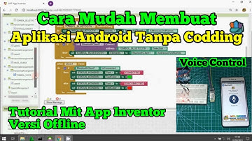Tutorial Mit App Inventor || Membuat Aplikasi Android Voice Contol Arduino