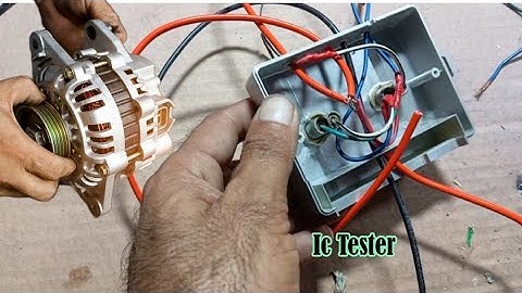 DIY Alternator Voltage Regulator Tester | How to Test Car Alternator IC Easily