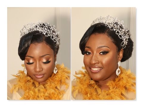 Pin by Thrivelogue on bridal crown and headpiece ideas | Natural hair  wedding, Beautiful bridal hair, Natural bridal hair