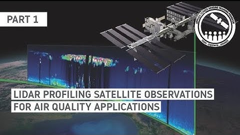 NASA ARSET: LiDAR Profiling Satellite Observations for Air Quality Applications, Part 1/2