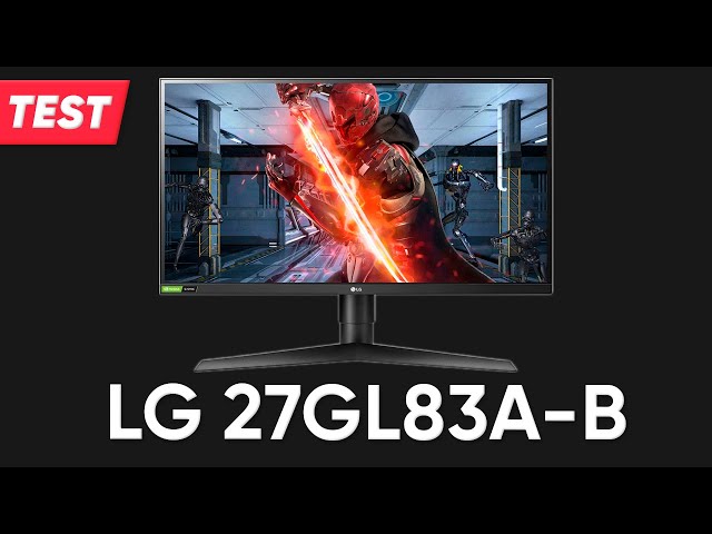 Monitor LG 27GL83A-B, Test