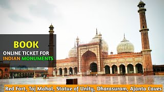 HOW TO BOOK ONLINE TICKET FOR INDIAN MONUMENTS I Red Fort Online Ticket Booking 2023 l ONLINE screenshot 2