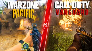Warzone Pacific vs Call of Duty: Vanguard - Direct Comparison! Attention to Detail & Graphics! PC 4K