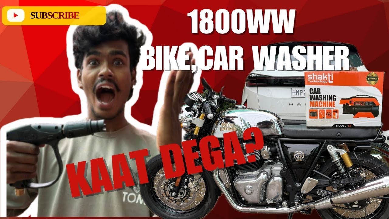 SHAKTI CAR WASHER 🔥|| best car pressure washer || installation and testing under 5k 👍🏻