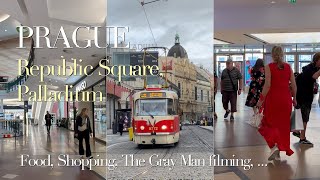 PRAGUE, REPUBLIC SQUARE 🇨🇿 | FOOD AND SHOPPING | THE GRAY MAN FILMING | ARCHITECTURE | E.M PLANNING