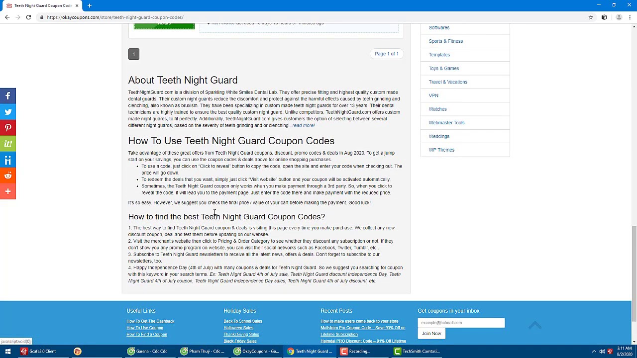 Teeth Night Guard Coupon Code & How To Use Teeth Night Guard Promo Code