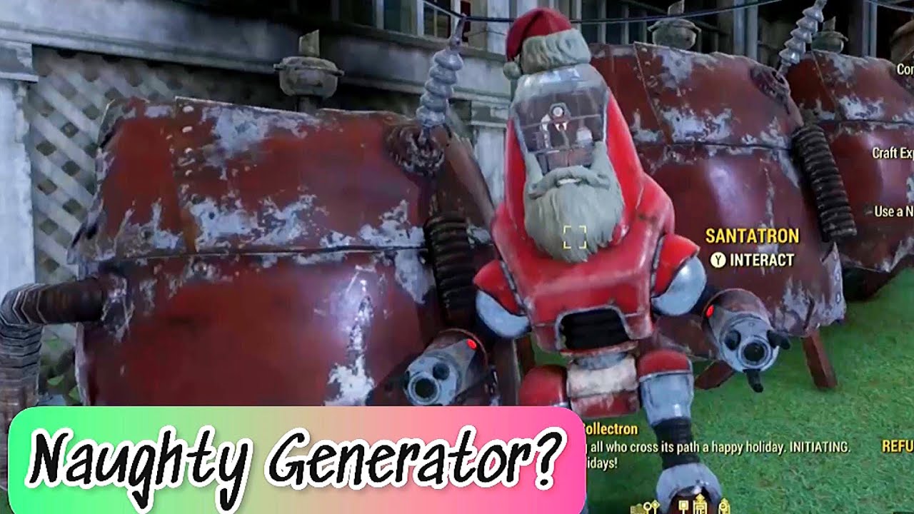 Santatron Rebukes a Generator-Fallout76