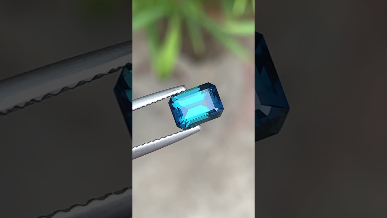 richest and sensational ink blue tourmaline || 
