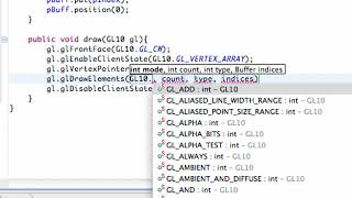 Android Application Development   175   glDrawElements method