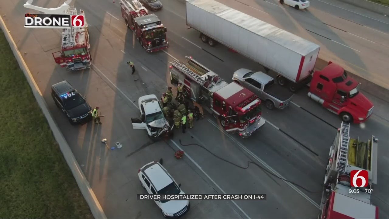 Driver Injured In Accident On I-44 East Of Yale