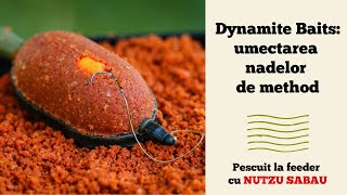 Dynamite Baits: umectarea nadelor de method