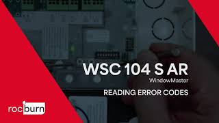 WindowMaster WSC 104 S AR - Reading Error Codes